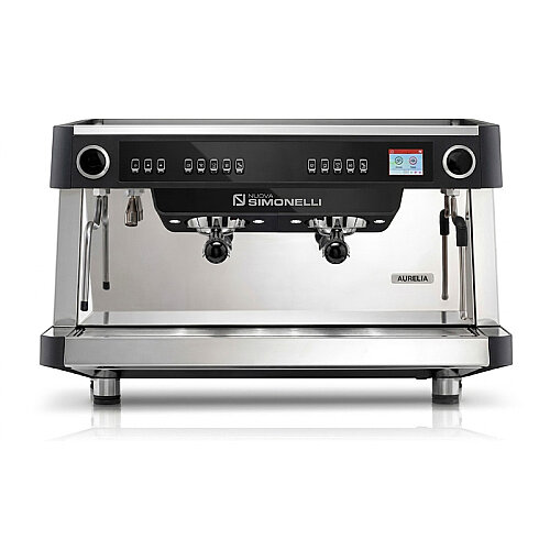 Nuova Simonelli Aurelia MP Otomatik Dozaj Ayarlı Multi Boiler Espresso Kahve Makinesi, 2 Gruplu, Siyah - Nuova Simonelli