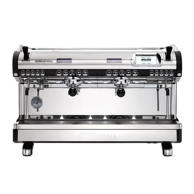 Nuova Simonelli Aurelia Wave T3 Volumetric Tam Otomatik Espresso Kahve Makinesi, 2 Gruplu, Siyah - 1