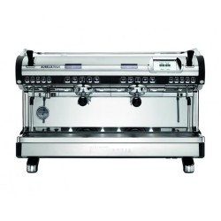 Nuova Simonelli أوريليا ويف T3 ماكينة تحضير قهوة الإسبريسو الأوتوماتيكية بالكامل، 2 مجموعات، أحمر 