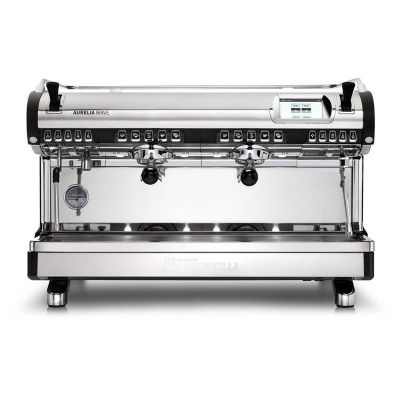 Nuova Simonelli Aurelia Wave Volumetric Tam Otomatik Easy Cream Espresso Kahve Makinesi, 2 Gruplu, Siyah - 1