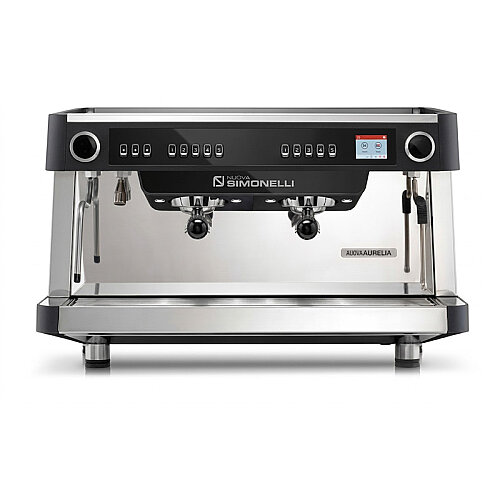 Nuova Simonelli Aurelia XT Otomatik Dozaj Ayarlı Espresso Kahve Makinesi, 2 Gruplu, Siyah - Nuova Simonelli