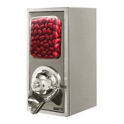 Oggetti موديل A دراج وصومعة قهوة، ستانلس ستيل، سعة 4 كجم، 20 × 25 × 45 سم، كروم - Oggetti