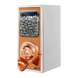 Oggetti A Model Dragee & Coffee Silo, Stainless Steel, Capacity 4 kg, 20x25x45 cm, Copper - Oggetti