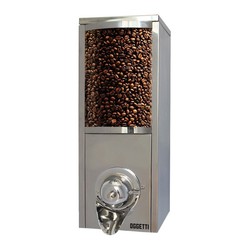 Oggetti Coffee Silo, Stainless Steel, Capacity 5 kg, 20x25x60 cm, Chrome Tap, Chrome - Oggetti