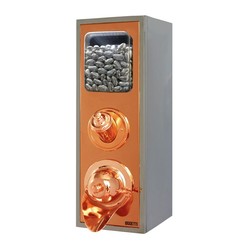Oggetti Dragee & Coffee Silo, Paddle, Stainless Steel, Capacity 5 kg, 20x25x60 cm, Copper - Oggetti