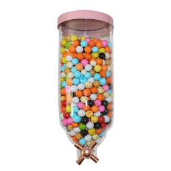 Oggetti Draje & Kahve Silosu, Pleksi, Kapasite 1 kg, 12x30 cm, Pembe - Oggetti