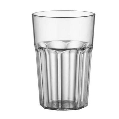 Bora Plastik Kırılmaz Oluklu Bardak, Polikarbonat, 525 ml - 1