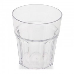 Bora Plastik Kırılmaz Bardak, Oluklu, Küçük, San, 375 ml - Bora Plastik