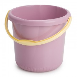 Bora Plastik Kova, Oluklu, No: 2, 10 L, Pembe - Bora Plastik