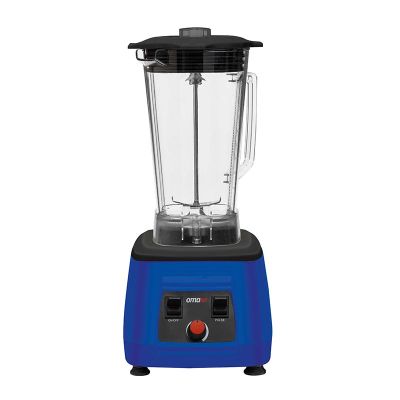 Omake Buz Kırıcı Manuel Bar Blender, Kapak Sensörlü, 3 L, 2200 W, Mavi - 1