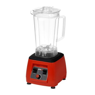 Omake BLE02.E11 Manuel Bar Blender, Şeffaf Kapak, 3 L, 2200 W, Kırmızı - 1
