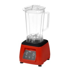 Omake BLE02.E15 Dijital Bar Blender, Şeffaf Kapak, 3 L, 2200 W, Kırmızı 