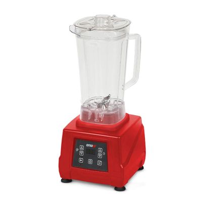 Omake BLE12.E15 Buz Kırıcı Dijital Bar Blender, Şeffaf Kapak, 3 L, 2200 W, Kırmızı - 1