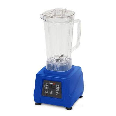 Omake BLE12.E15 Buz Kırıcı Dijital Bar Blender, Şeffaf Kapak, 3 L, 2200 W, Mavi - 1