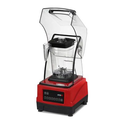 Omake BLE41.E15 Ice Crusher Silent Digital Bar Blender, 2 L, 2200 W, Red - Omake