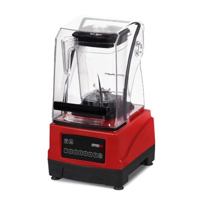Omake BLE41.E15 Buz Kırıcı Sessiz Dijital Bar Blender, 2 L, 2200 W, Kırmızı - Omake