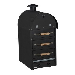 Omake FKM02.E11 Baked Potato Oven, 3 Deck Electric - Omake