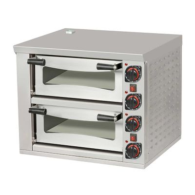 Omake FPZ01.E21 72x72 cm Çift Katlı Pizza Fırını, Elektrikli - 1