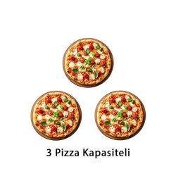 Omake FPZ01.E31 39 cm x 3 Adet Pizza Kapasiteli 3 Katlı Pizza Fırını, Elektrikli - Thumbnail