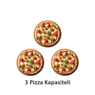 Omake FPZ01.E31 39 cm x 3 Adet Pizza Kapasiteli 3 Katlı Pizza Fırını, Elektrikli - 2