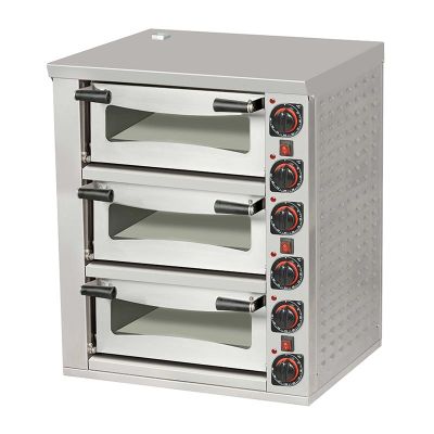 Omake FPZ01.E31 72x72 cm 3 Katlı Pizza Fırını, Elektrikli - 1