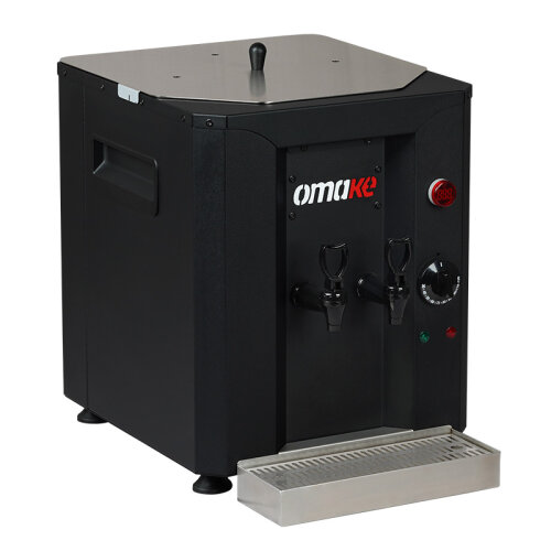 Omake İçten Demlikli Çay Kazanı, 23 L, Elektrikli, Siyah 