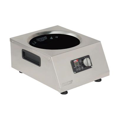 Omake IND25.I15 Cam Yüzeyli Wok İndüksiyon Ocak, 3500 W, Elektrikli - 1