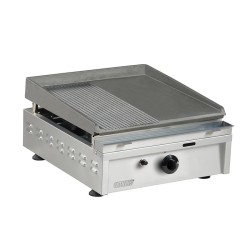 Omake IZG02.N11 Z5F Cast Iron Plate Grill, 40 cm, Gas - Omake