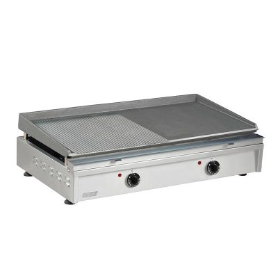 Omake IZG02.E11 Z5F Döküm Pleyt Izgara, 80 cm, Elektrikli - 1