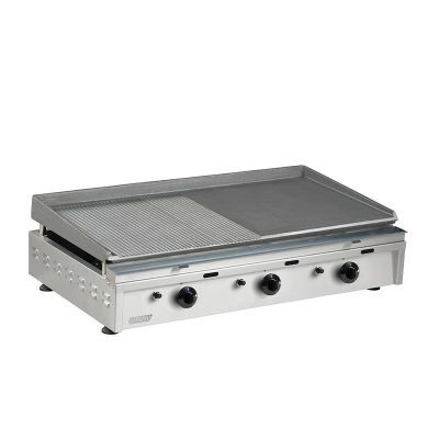 Omake IZG02.N11 Z5F Döküm Pleyt Izgara, 80 cm, Gazlı - 1