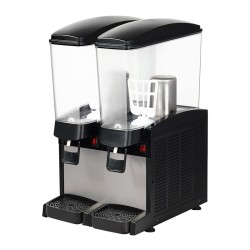 Omake Karıştırıcılı Manuel Dikdörtgen İkili Soğuk İçecek Dispenseri, 2x20 L - Omake