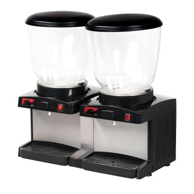 Omake Karıştırıcılı Manuel İkili Soğuk İçecek Dispenseri, 2x22 L - 1