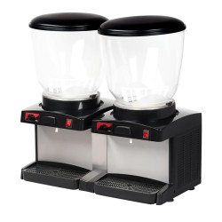 Omake Karıştırıcılı Manuel İkili Soğuk İçecek Dispenseri, 2x22 L - Omake