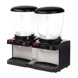Omake Manual Dual Cold Drink Dispenser with Fountain, 2x22 L - Omake