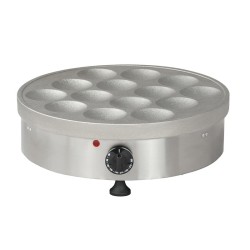 Omake PNK11.E11 Teflon Free 14 Compartment Single Pancake Maker, Electric - Omake