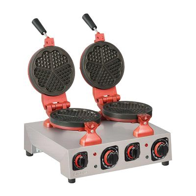 Omake WFL01.E22 Z5F Zamanlayıcılı Çiçek Çiftli Waffle Makinesi, Elektrikli - 1