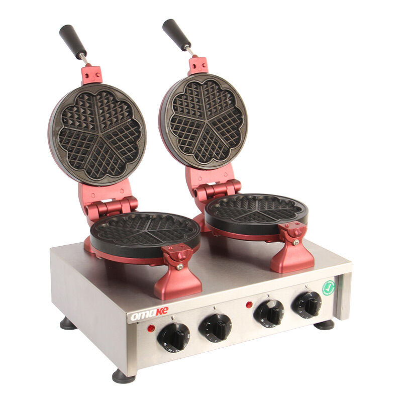 Omake WFL01.E22 Z5F Zamanlayıcılı Çiçek Çiftli Waffle Makinesi, Elektrikli - Omake
