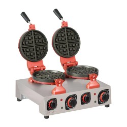 Omake WFL01.E22 Z5F Zamanlayıcılı Kare Model Çiftli Waffle Makinesi, Elektrikli - Thumbnail