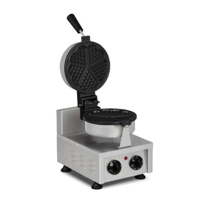 Omake WFL11.E12 Heart Single Waffle Maker with Timer, Electric - Omake