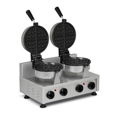 Omake WFL11.E22 Double American Waffle Maker with Timer, Electric - Omake