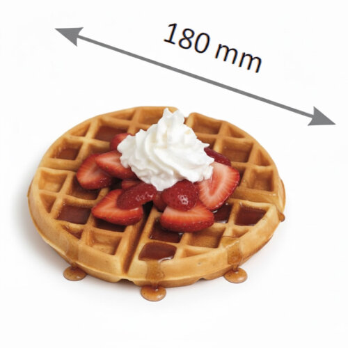 Omake WFL11.E22 Zamanlayıcılı Çiftli Amerikan Waffle Makinesi, Elektrikli - Omake (1)