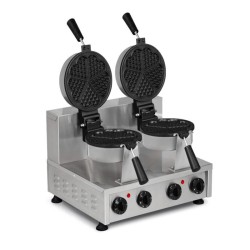 Omake WFL12.E22 Heart Double Waffle Maker with Timer - 1