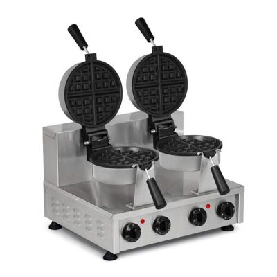 Omake WFL12.E22 Zamanlayıcılı Amerikan Çiftli Waffle Makinesi, Elektrikli - 1