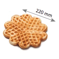 Omake WFL21 Big Flower Waffle Mould Set - 2