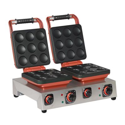 Omake WFL21.E22 Balls İkili Waffle Makinesi, 64 mm, Elektrikli - 1