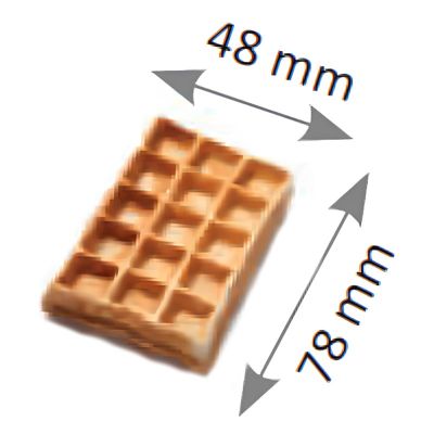 Omake WFL21.E22 Z5F 0301 Zamanlayıcılı Mini Belçika Çiftli Waffle Makinesi, Elektrikli - Omake