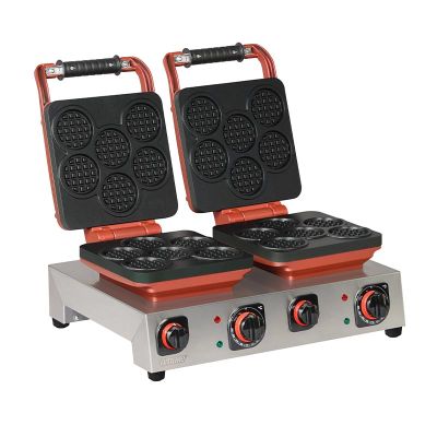 Omake WFL21.E22 Z5F 0501 Zamanlayıcılı Yuvarlak Mini Belçika Çiftli Waffle Makinesi, Elektrikli - 1