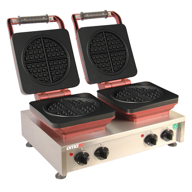 Omake WFL21.E22 Z5F 1201 Zamanlayıcılı Americano Çiftli Waffle Makinesi, Elektrikli - Omake