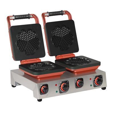 Omake WFL21.E22 Z5F 1301 Zamanlayıcılı Küçük Çiçek Çiftli Waffle Makinesi, Elektrikli - 1