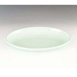 Zicco K-2036 Oval Melamin Teşhir Tabağı, 48x34x5.5 cm, Beyaz - Zicco